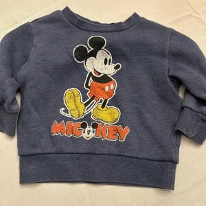 Disney Blue Mickey Mouse Sweatshirt